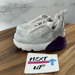 Toddler's size 6C-Nike Air Max 270 Pure Platinum/Metallic Silver (DD1646 023)